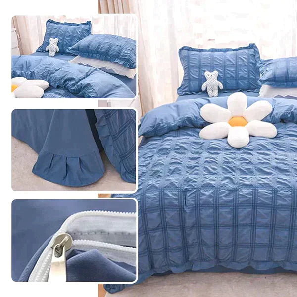 🎁Get Ready For Summer🛏️Skin Friendly Lace Blanket 4 Piece Set🔥Free Shipping🔥